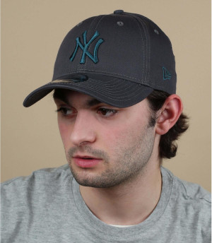 Cap NY grau blau Essentail 940 NY graphite cadet blue